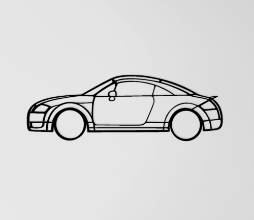 Audi TT mk1 fali dekoráció