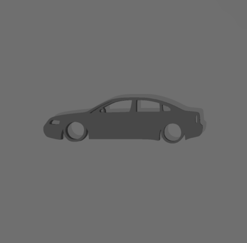 Volkswagen Passat B5 sedan kulcstartó