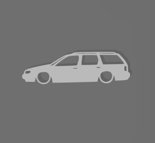 Volkswagen Passat B4 kombi kulcstartó