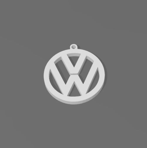 Volkswagen kulcstartó