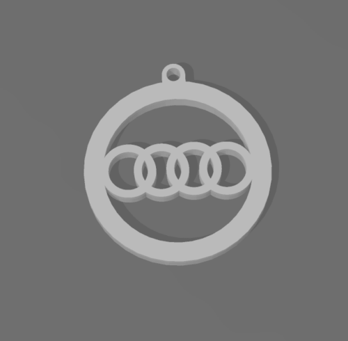 Audi kulcstartó
