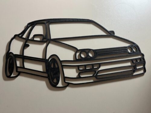 Volkswagen Golf 3 Cabrio fali dekoráció