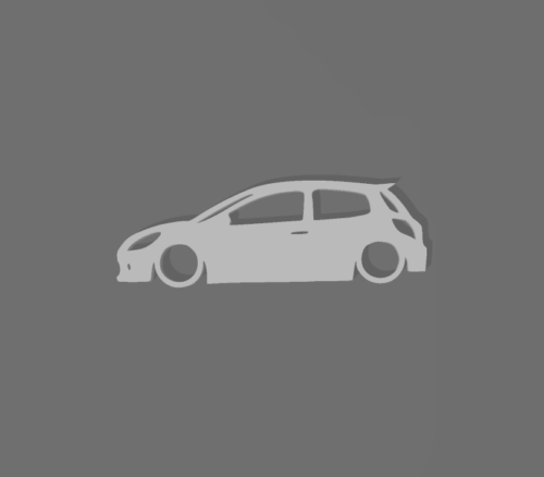 Renault Clio RS Mk3 kulcstartó