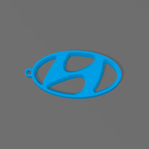 Hyundai kulcstartó