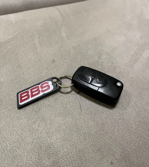 BBS kulcstartó